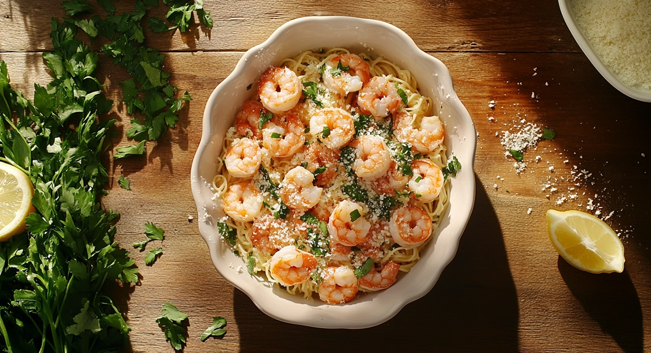 Perfect Shrimp Pasta 