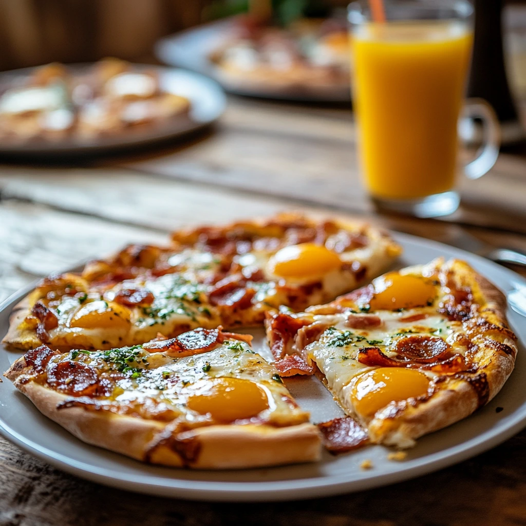 Breakfast pizza recipe